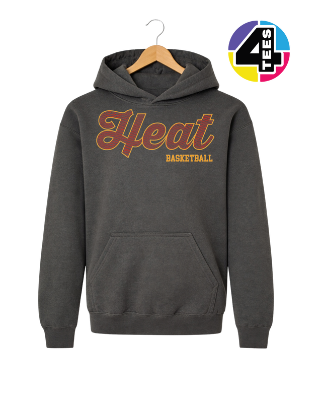 Heat Spangle Basketball Youth Hoodie