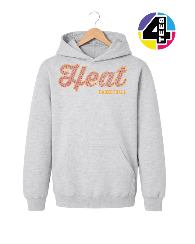 Heat Spangle Basketball Youth Hoodie