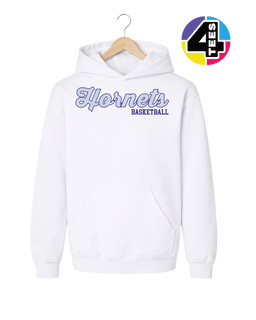 Hornets Spangle Basketball Youth Hoodie
