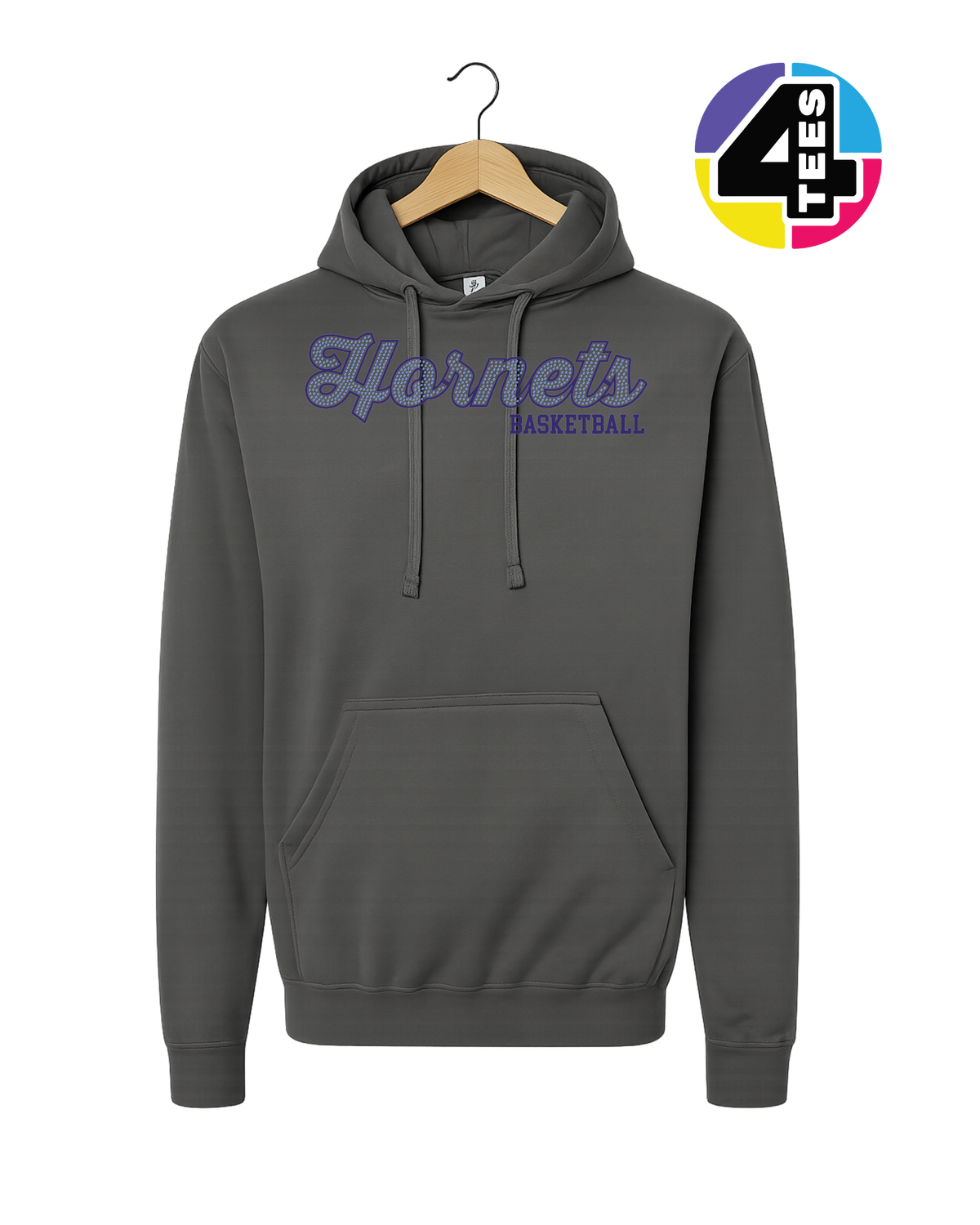 Hornets Spangle Basketball Hoodie