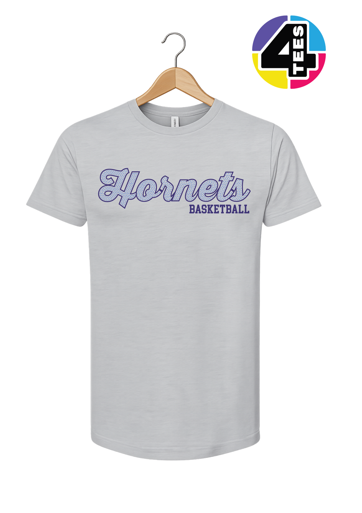 Hornets Spangle Basketball Tee