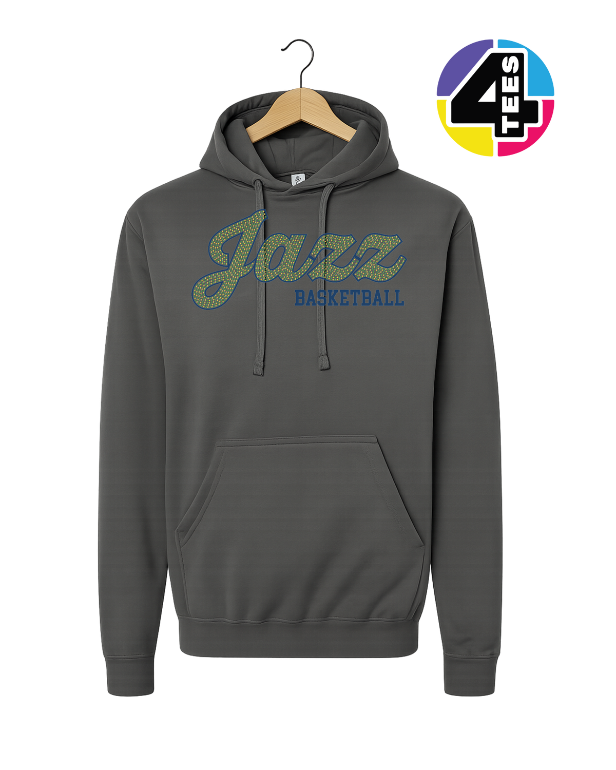 Jazz Spangle Basketball Hoodie