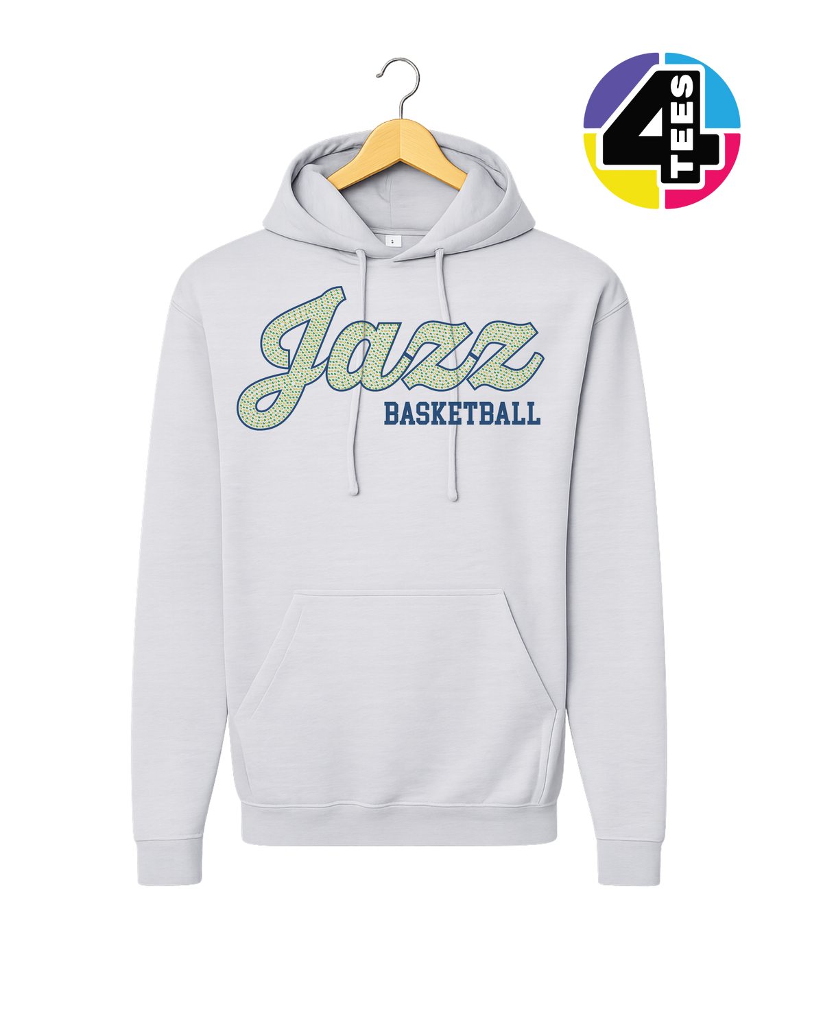 Jazz Spangle Basketball Hoodie