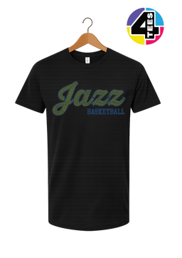 Jazz Spangle Basketball Tee
