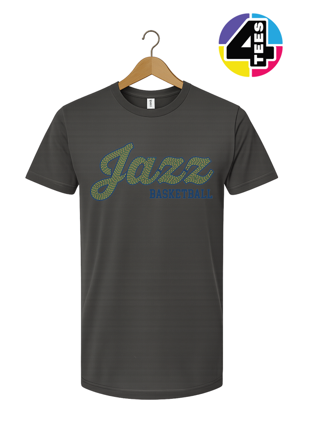 Jazz Spangle Basketball Tee