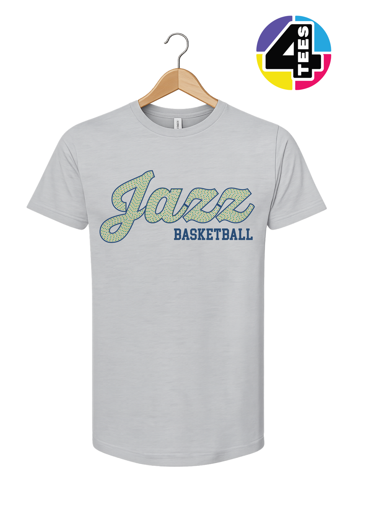 Jazz Spangle Basketball Tee