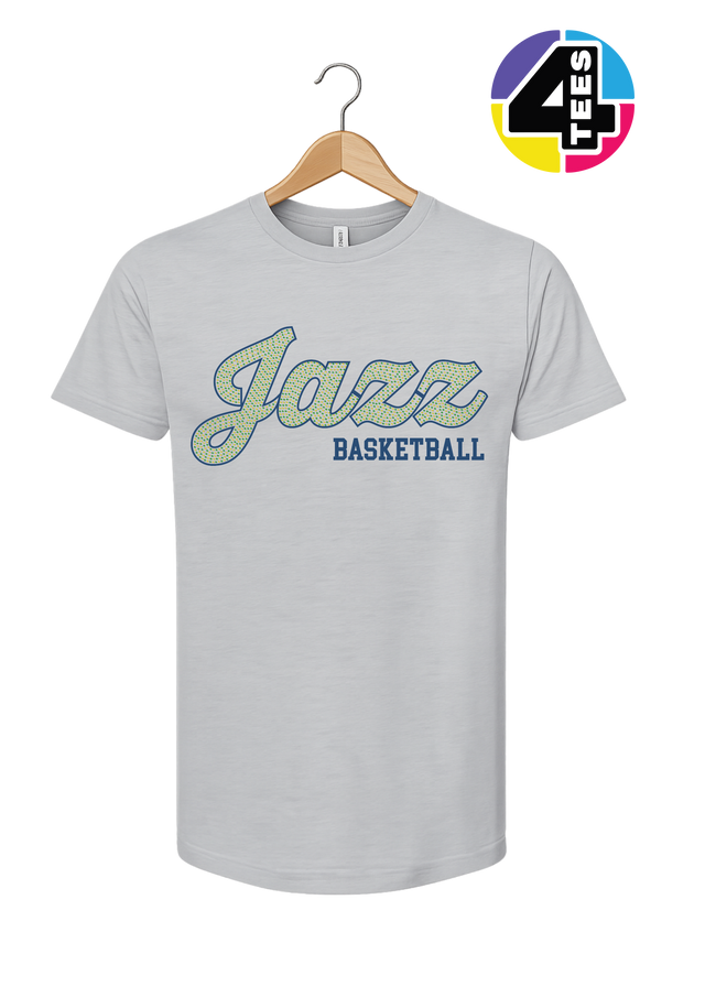 Jazz Spangle Basketball Tee