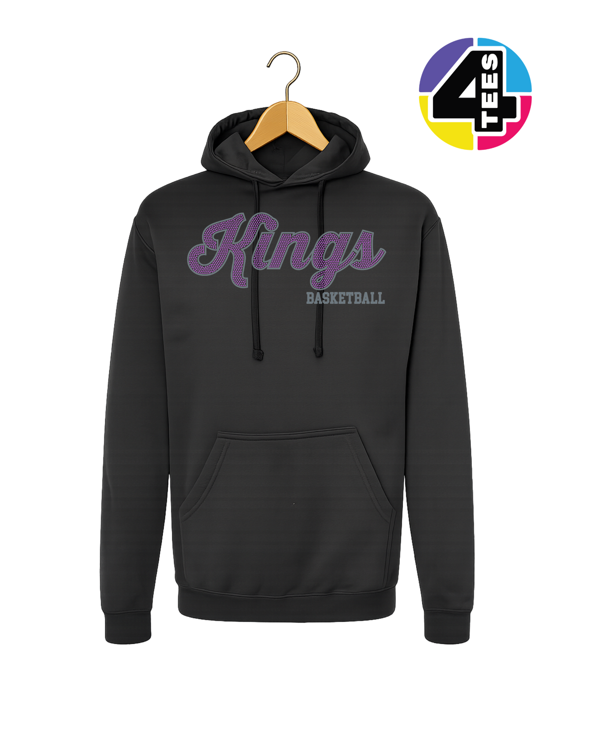 Kings Spangle Basketball Hoodie