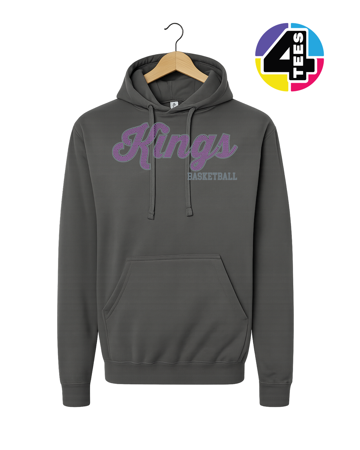 Kings Spangle Basketball Hoodie