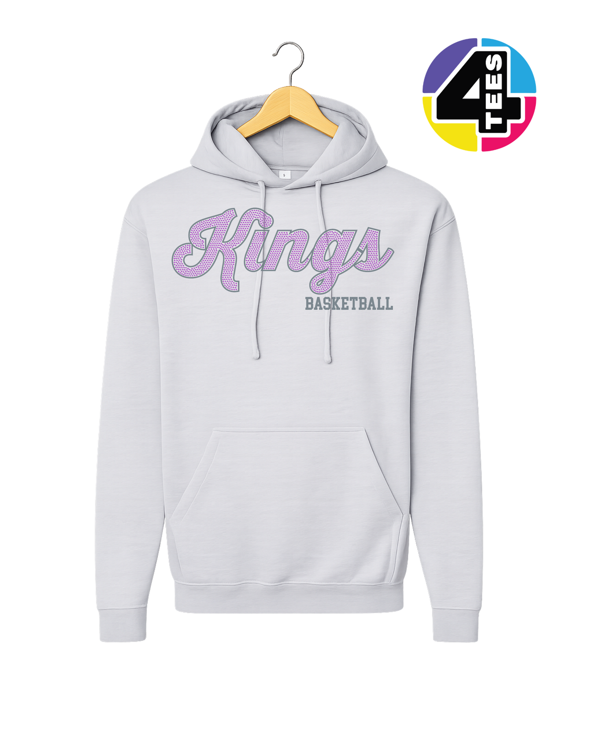Kings Spangle Basketball Hoodie