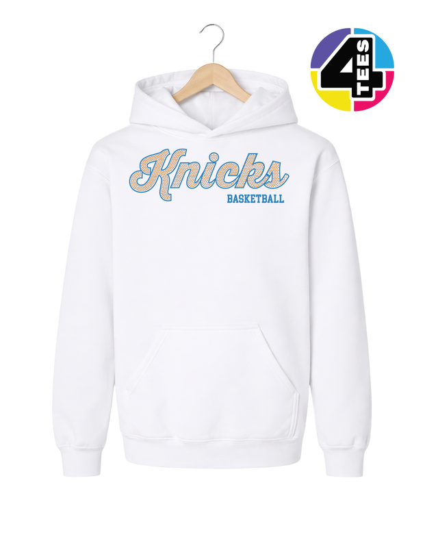 Knicks Spangle Basketball Youth Hoodie