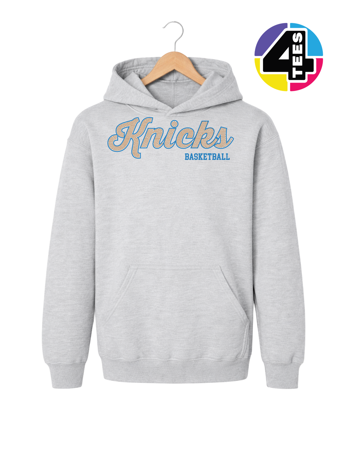 Knicks Spangle Basketball Youth Hoodie
