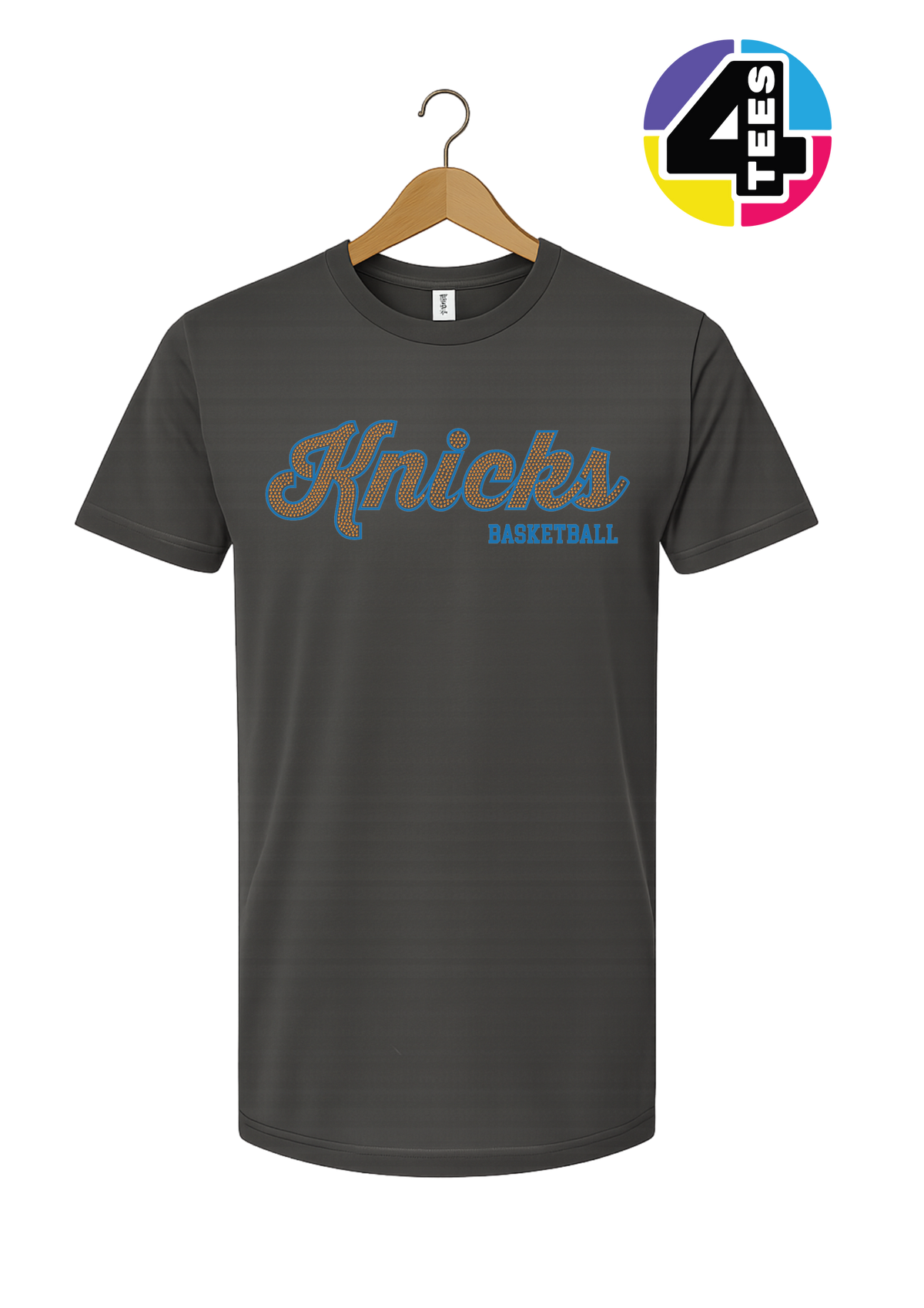 Knicks Spangle Basketball Tee
