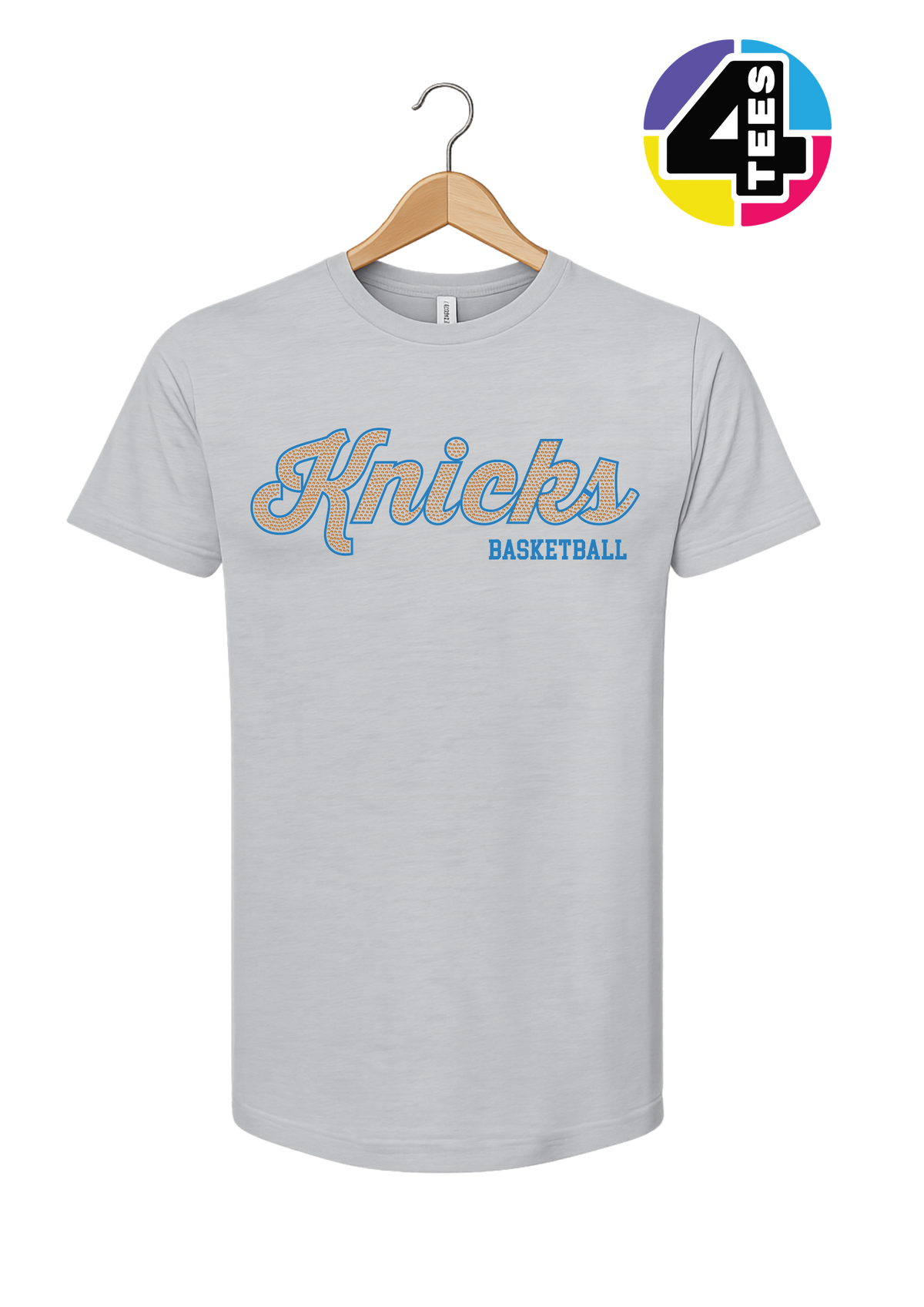 Knicks Spangle Basketball Tee