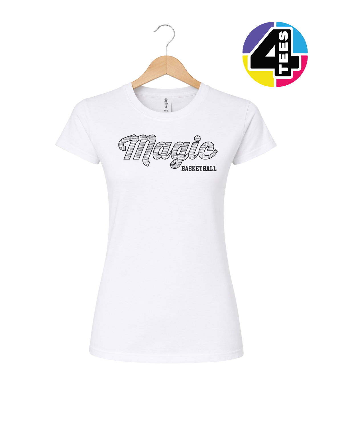 Magic Spangle Basketball Women's Tee