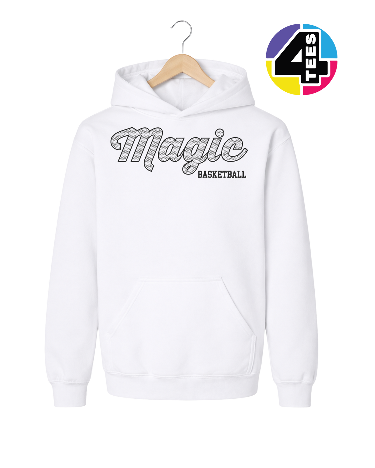 Magic Spangle Basketball Youth Hoodie