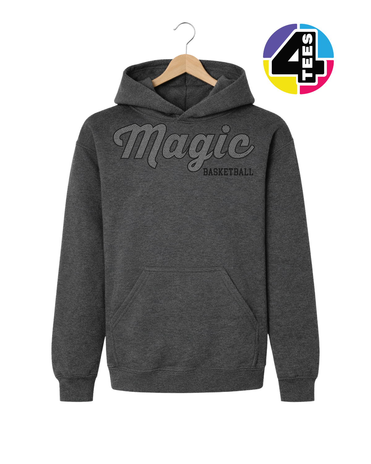Magic Spangle Basketball Youth Hoodie