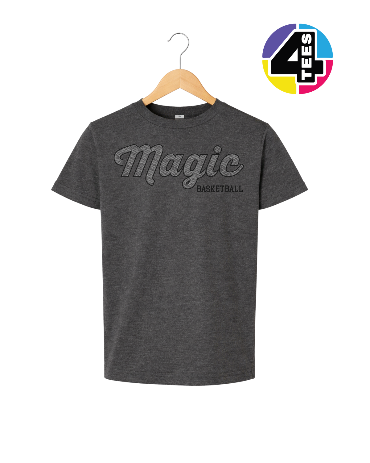 Magic Spangle Basketball Youth Tee