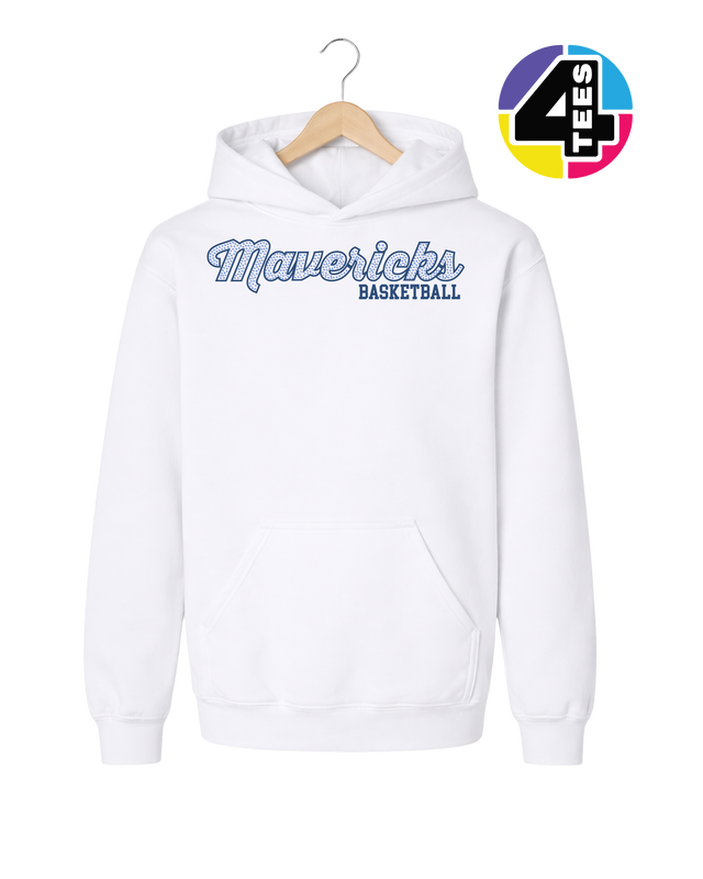 Mavericks Spangle Basketball Youth Hoodie