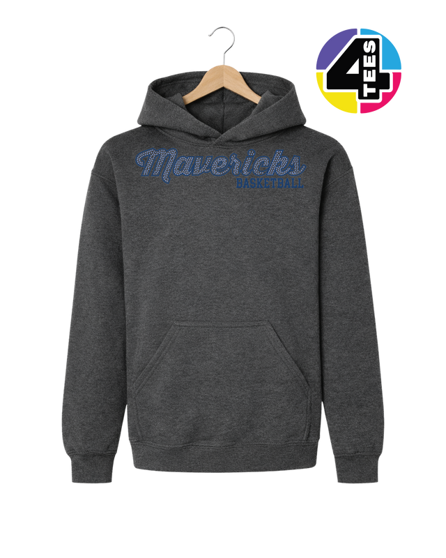 Mavericks Spangle Basketball Youth Hoodie