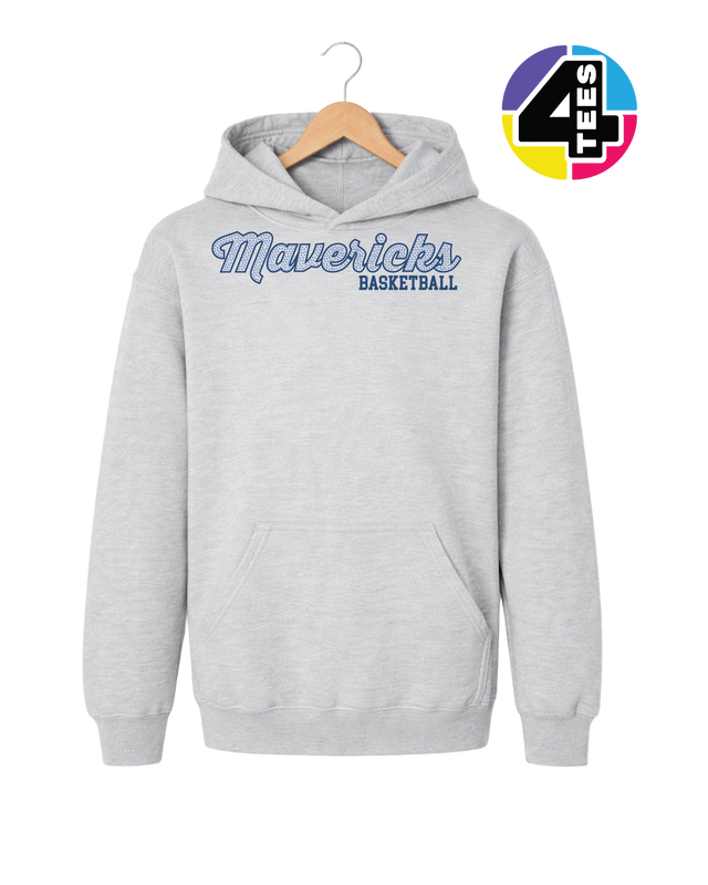 Mavericks Spangle Basketball Youth Hoodie