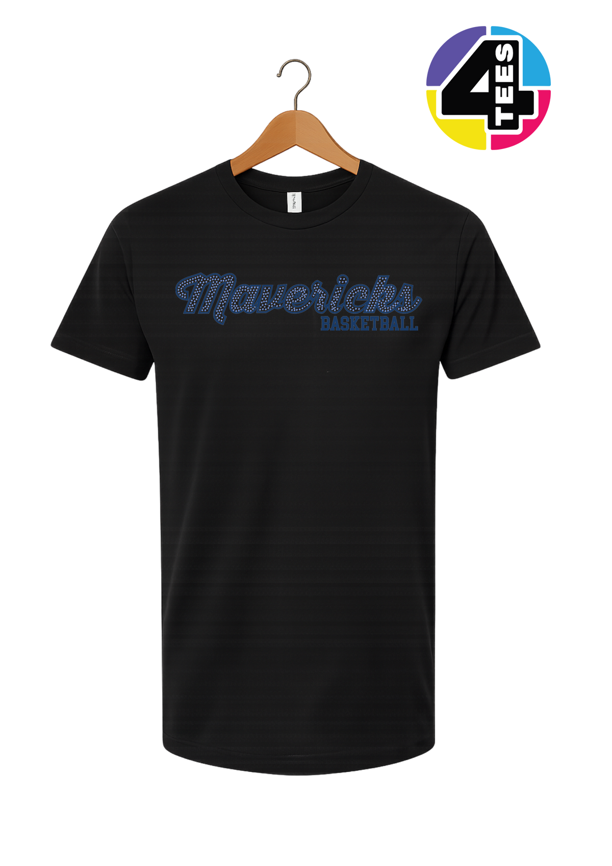 Mavericks Spangle Basketball Tee