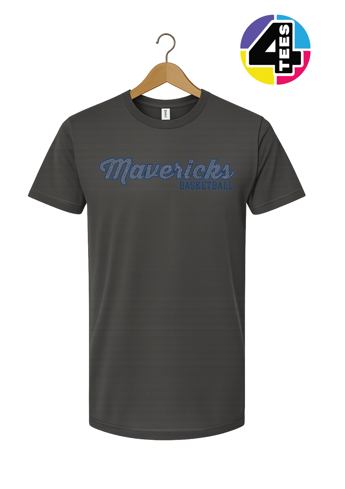 Mavericks Spangle Basketball Tee