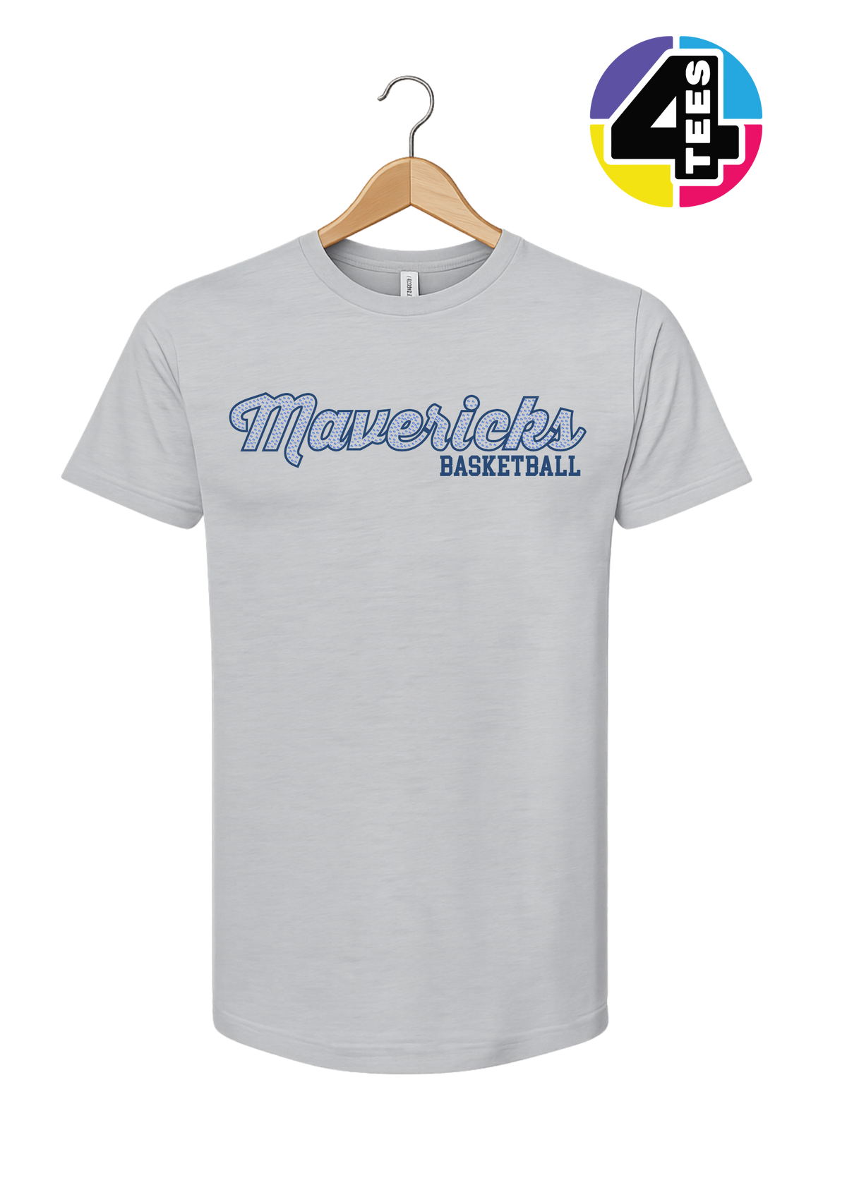 Mavericks Spangle Basketball Tee