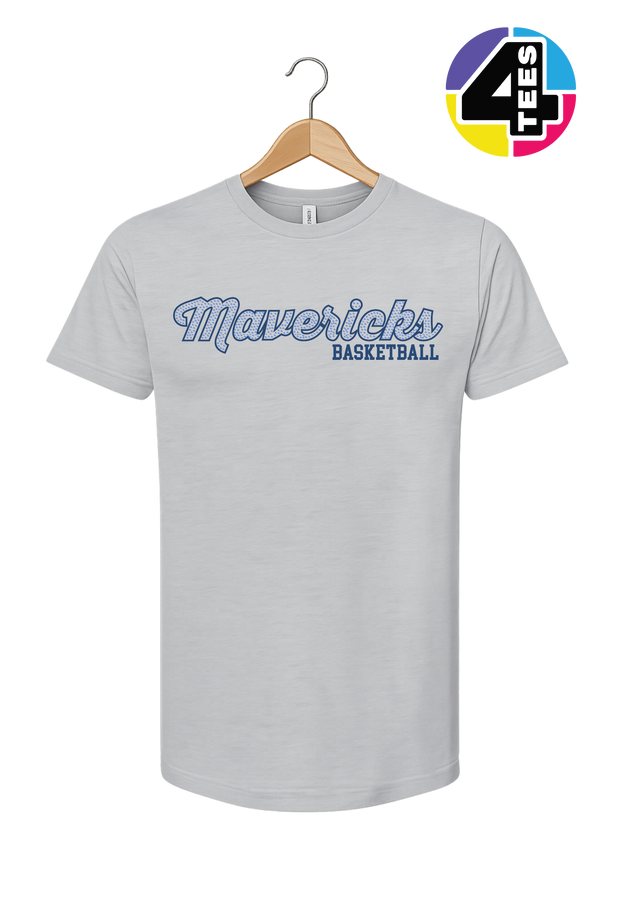 Mavericks Spangle Basketball Tee