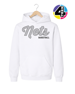 Nets Spangle Basketball Youth Hoodie