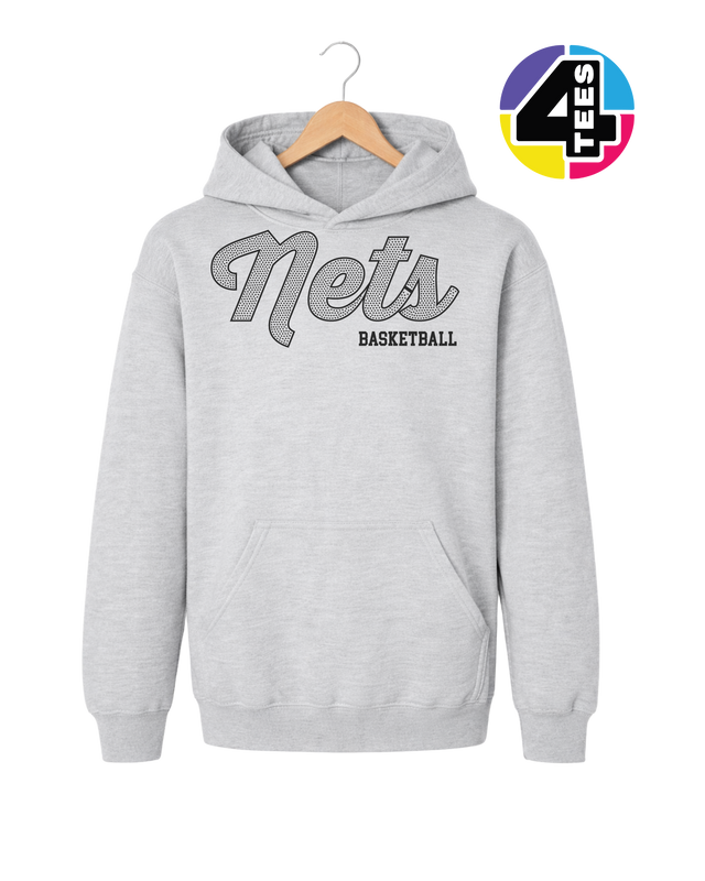 Nets Spangle Basketball Youth Hoodie