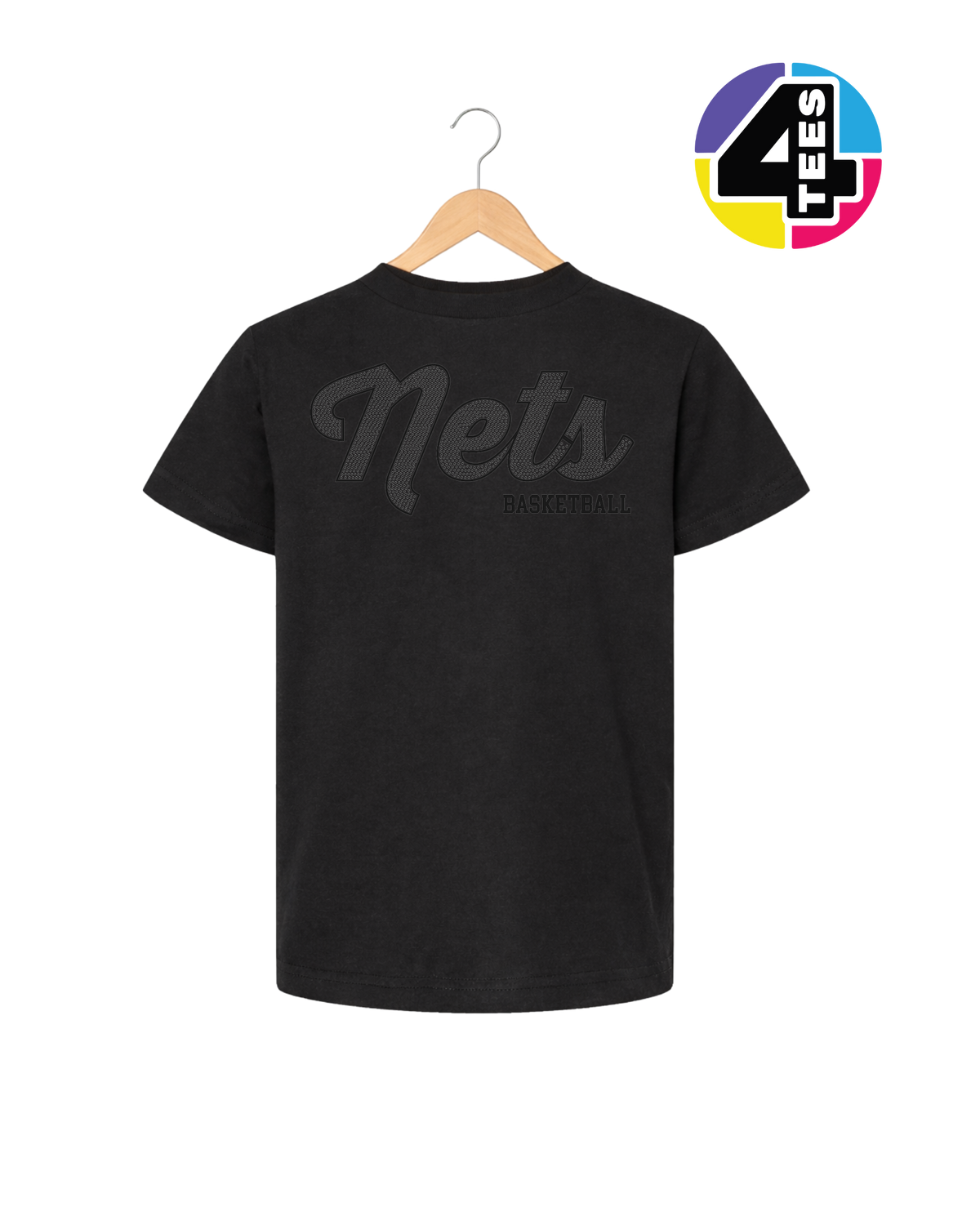 Nets Spangle Basketball Youth Tee