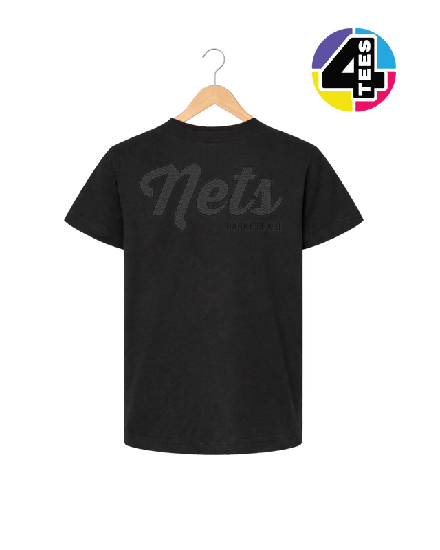 Nets Spangle Basketball Youth Tee