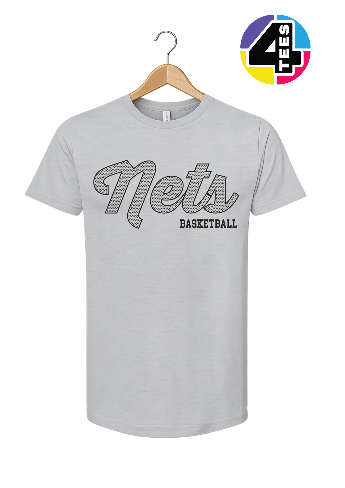 Nets Spangle Basketball Tee