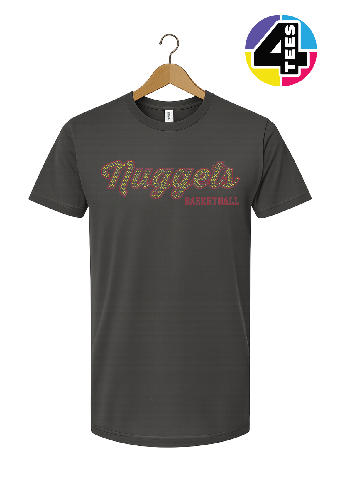 Nuggets Spangle Basketball Tee
