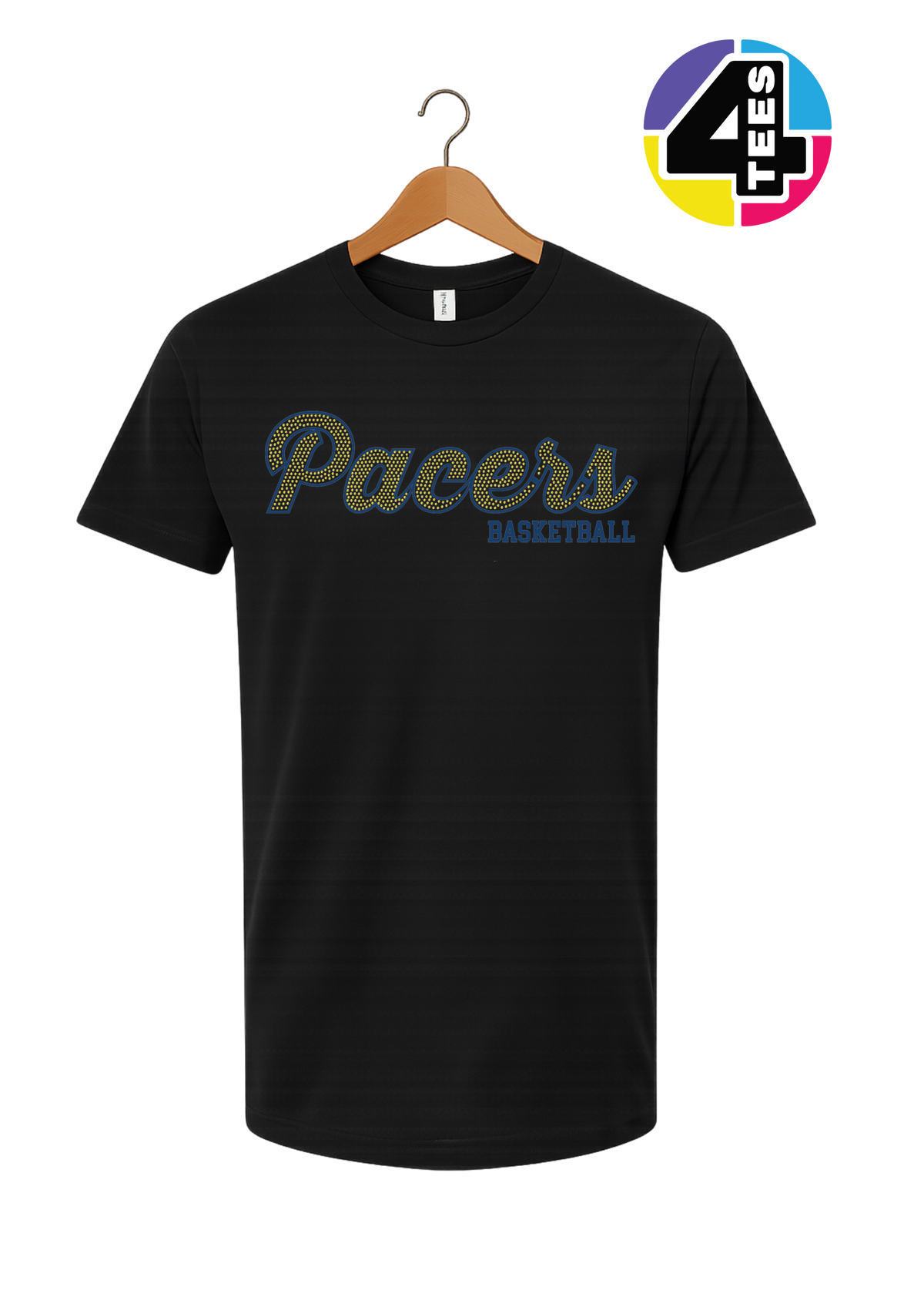 Pacers Spangle Basketball Tee