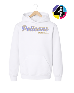 Pelicans Spangle Basketball Youth Hoodie