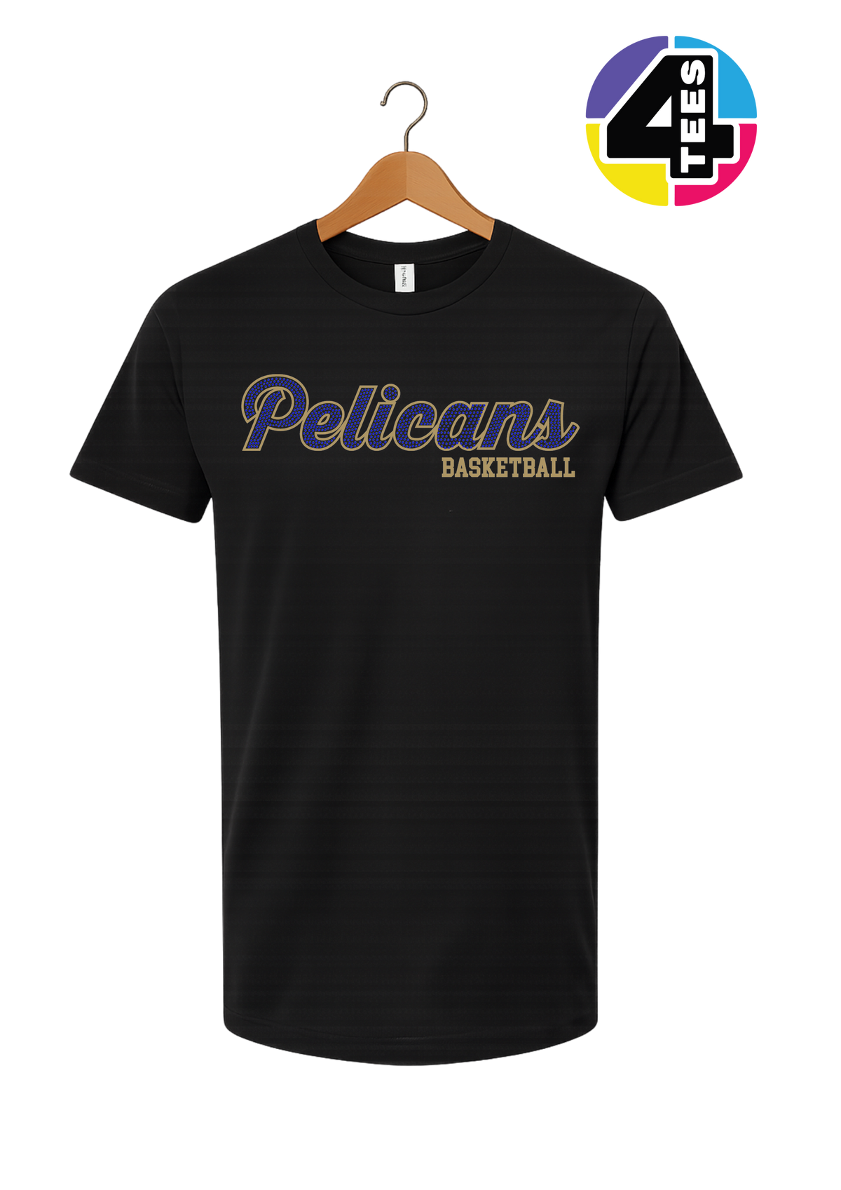 Pelicans Spangle Basketball Tee