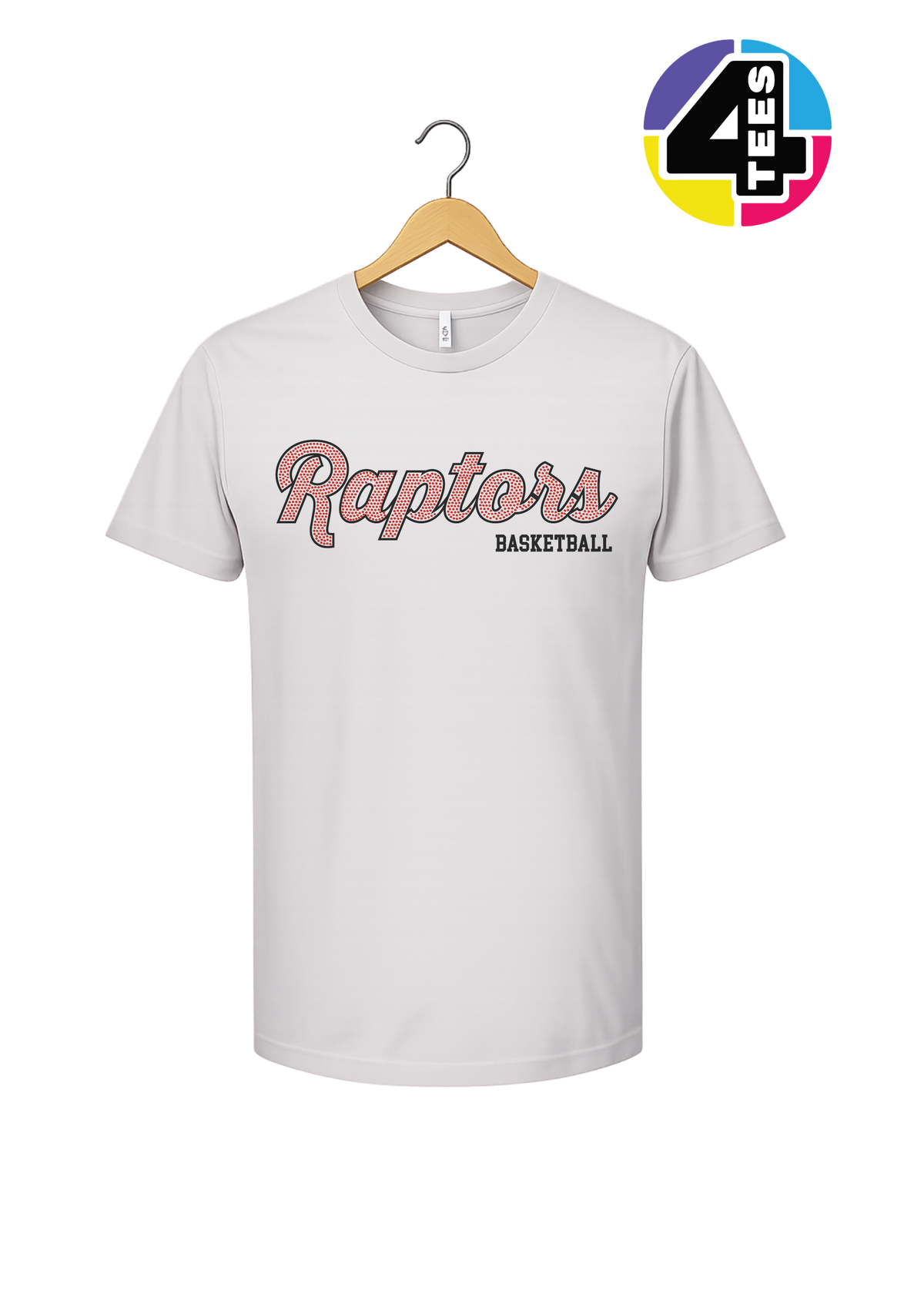 Raptors Spangle Basketball Tee