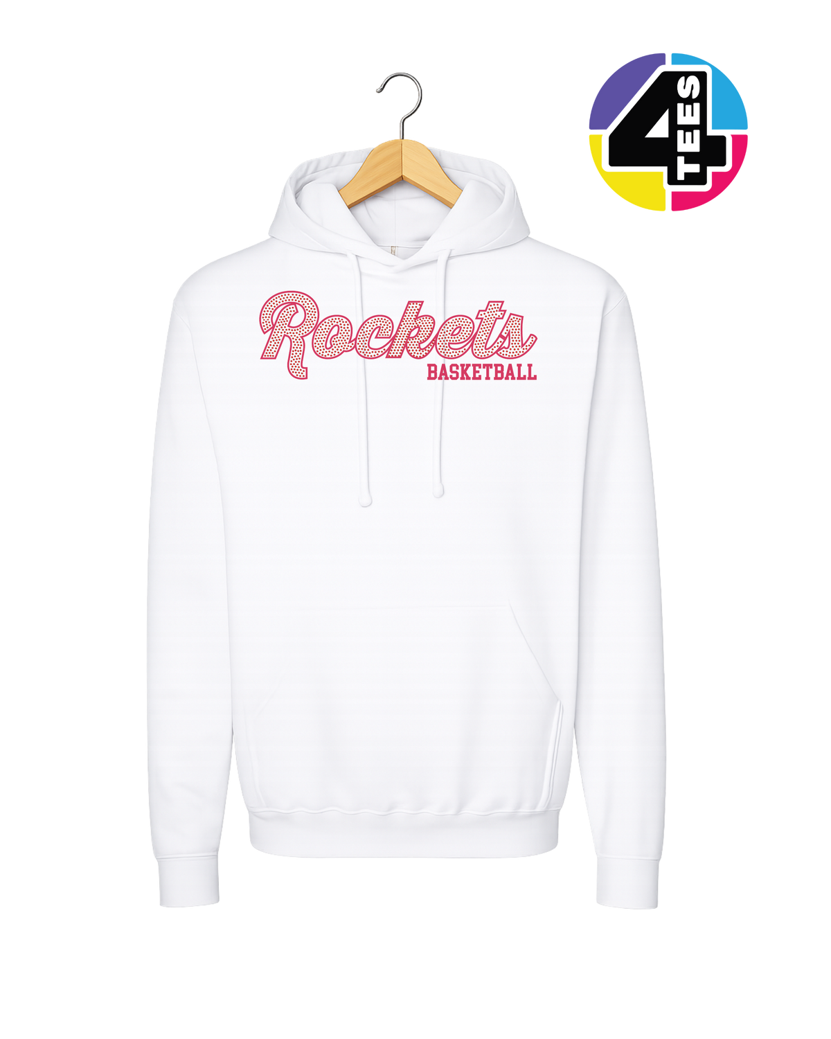 Rockets Spangle Basketball Hoodie