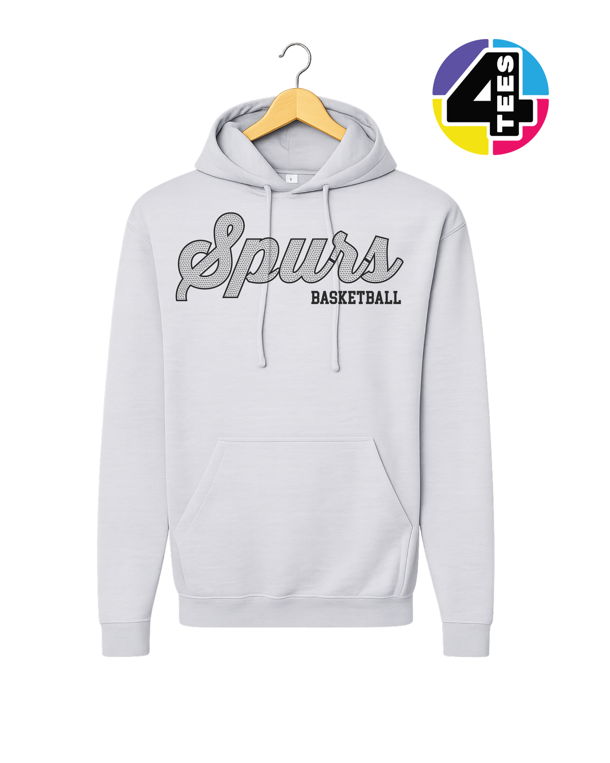 Spurs Spangle Basketball Hoodie