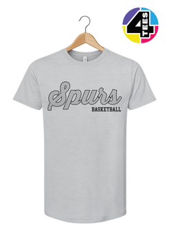 Spurs Spangle Basketball Tee