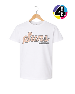 Suns Spangle Basketball Youth Tee