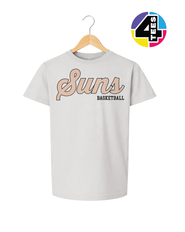Suns Spangle Basketball Youth Tee