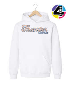 Thunder Spangle Basketball Youth Hoodie