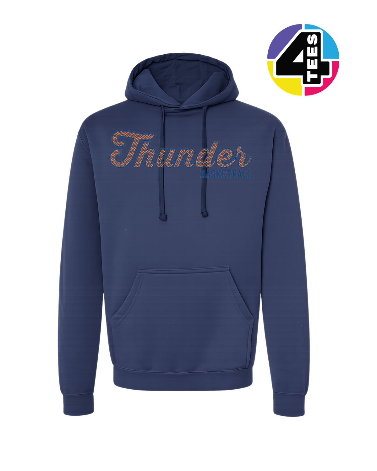 Thunder Spangle Basketball Hoodie