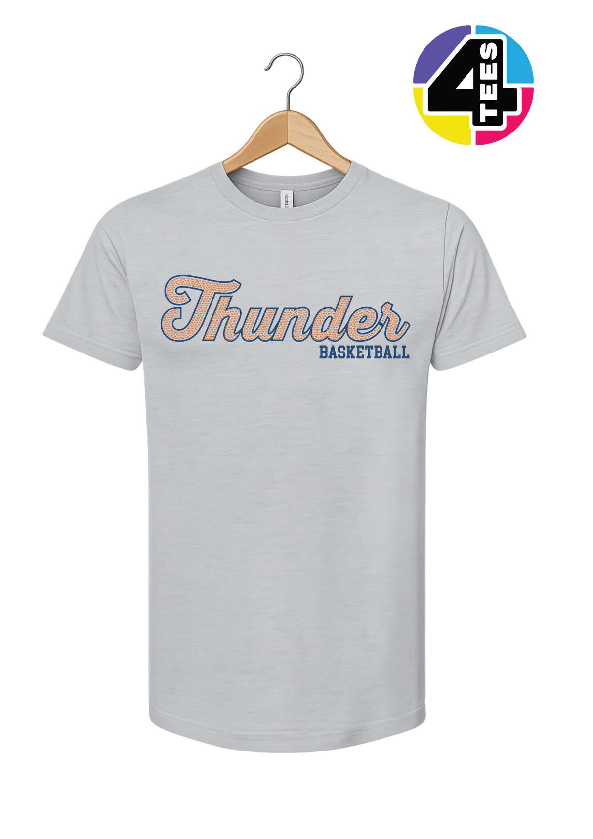 Thunder Spangle Basketball Tee