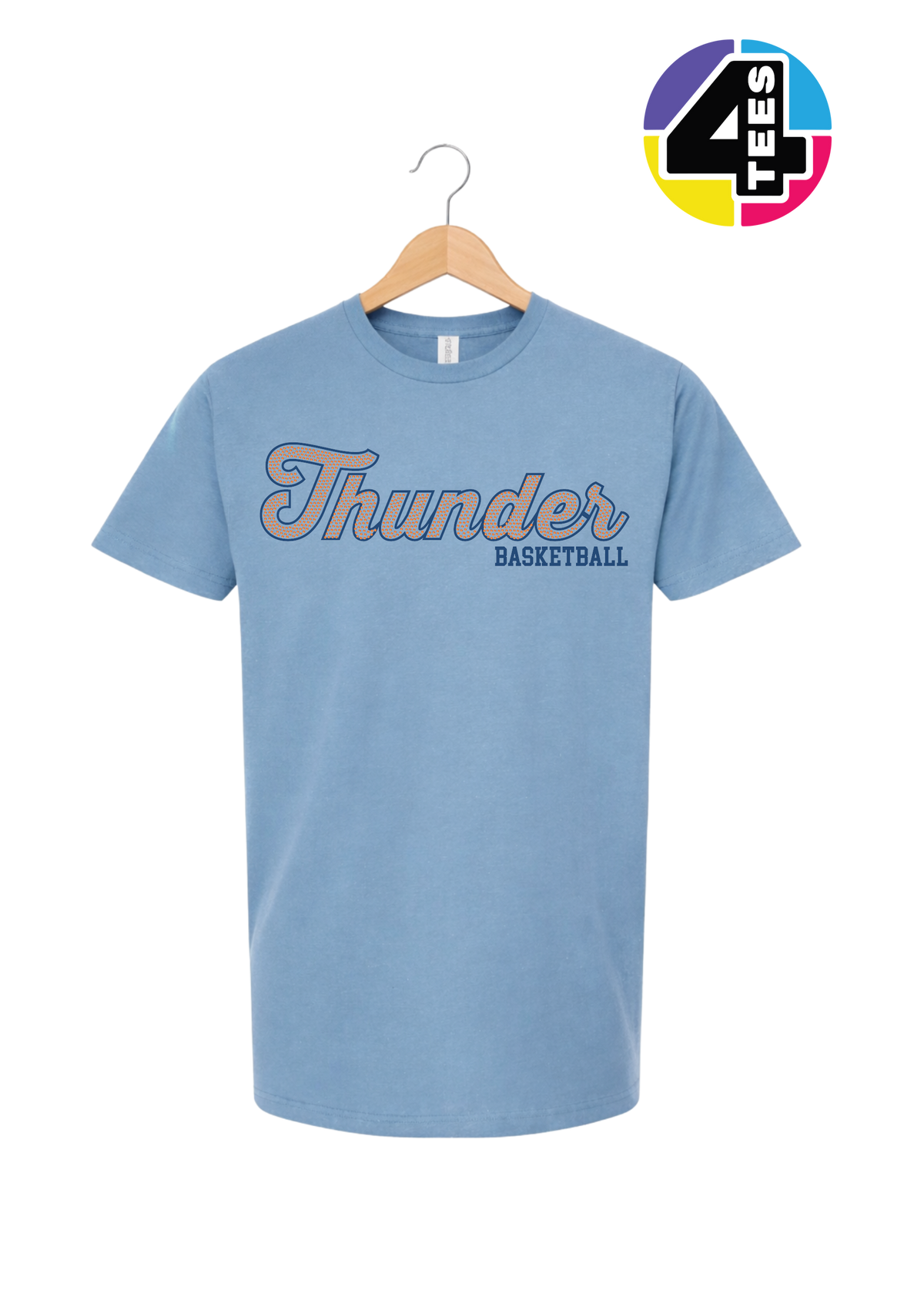 Thunder Spangle Basketball Tee