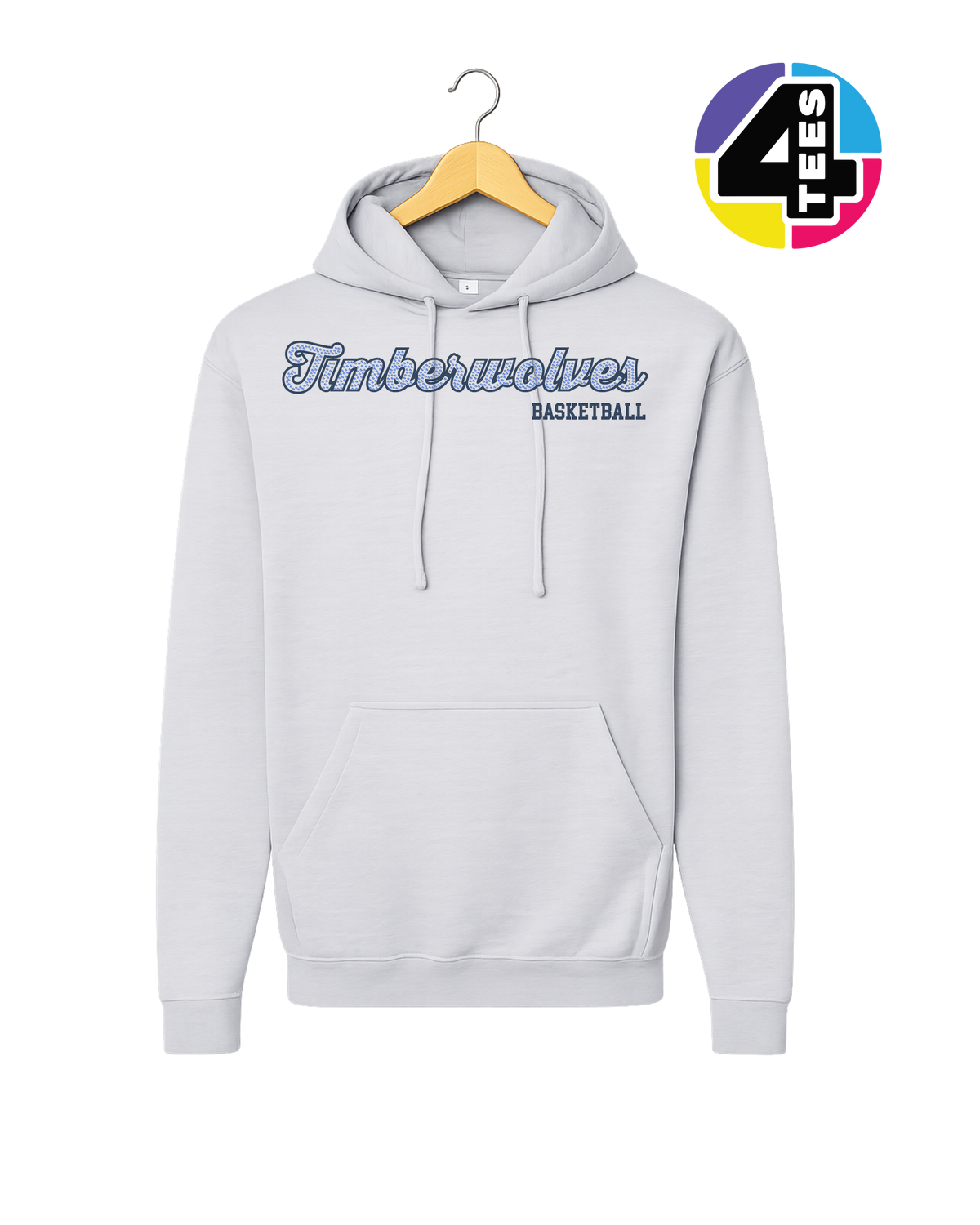 Timberwolves Spangle Basketball Hoodie
