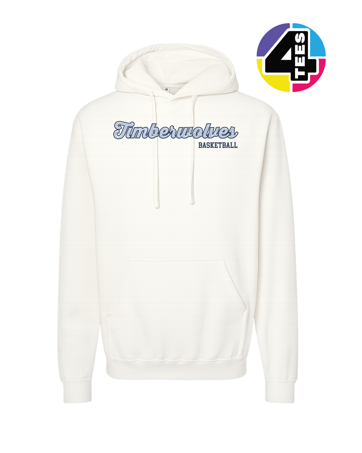 Timberwolves Spangle Basketball Hoodie